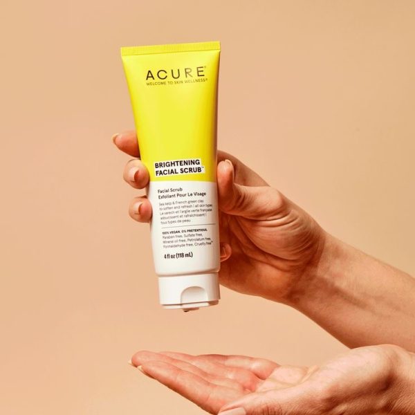 Acure Brightening Facial Scrub - 118ml - Image 2