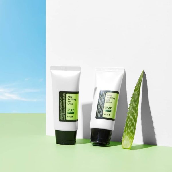 COSRX Aloe Soothing Sun Cream SPF50+ PA+++ - 50ml — изображение 2