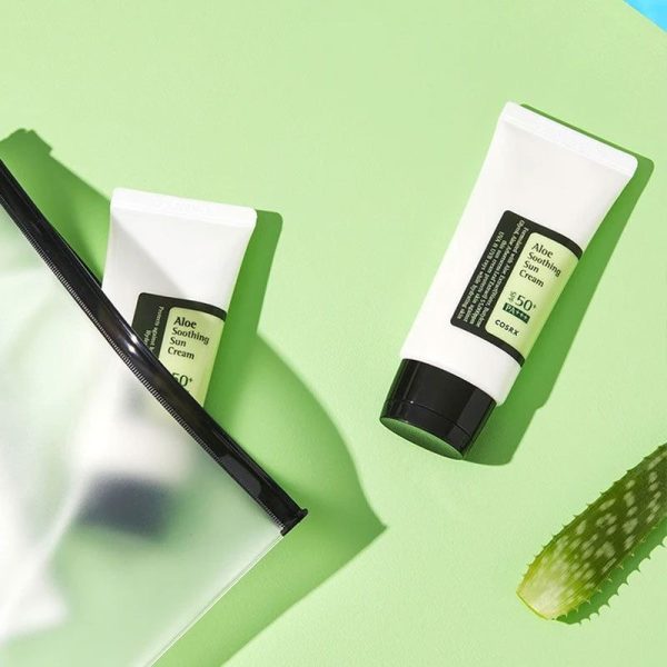 COSRX Aloe Soothing Sun Cream SPF50+ PA+++ - 50ml — изображение 3
